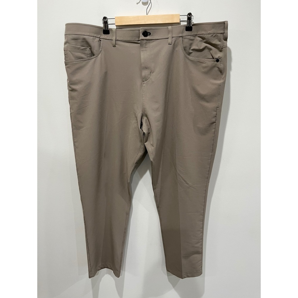 Public Rec Pants Khaki Men 44x34 Straight‎ Fit Stretch Polyester Spandex Workday